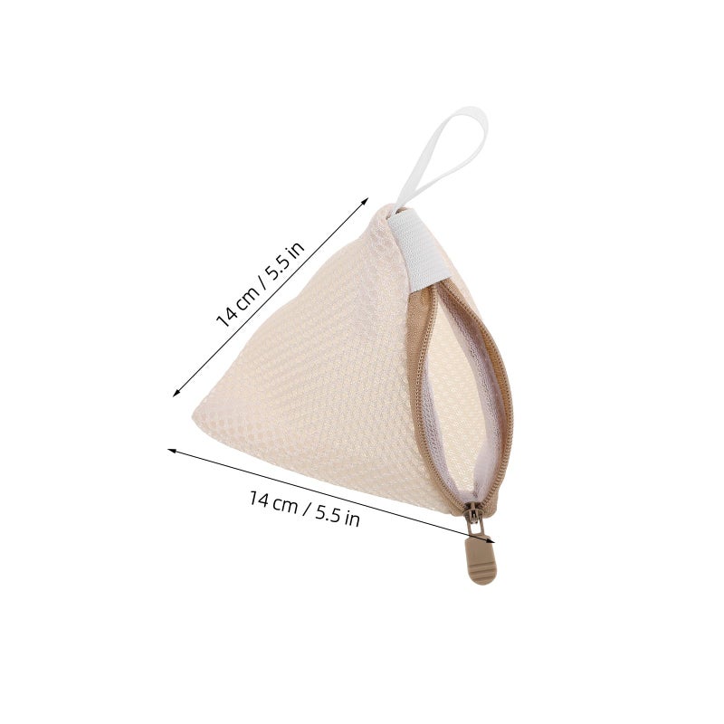 2pcs Delicates Laundry Bags Polyester Mesh Wash Bags for Underwear Travel Use - Image 3