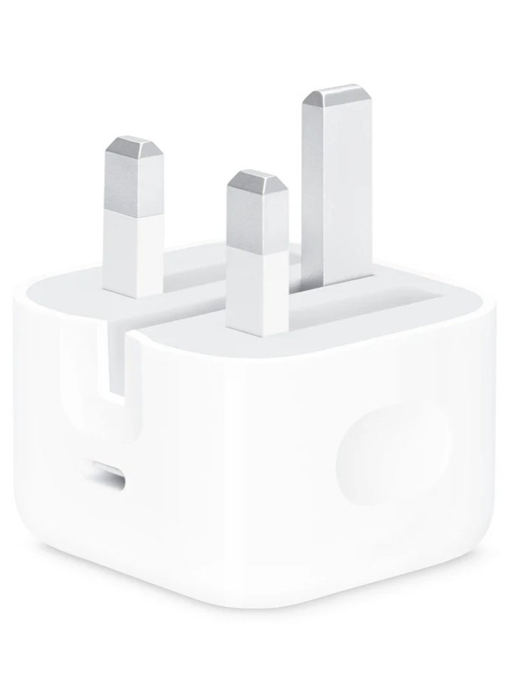 ION ION 25W USB C Wall Charger White Type C Plug Three Prong Plug Charging Plug Power Plug Charger Head Type C Charger Head Original Samsung Charger Head Original iPhone Charger Head USB Charger iPhone Charger Type C Charger Galaxy Charger Three Prong Charger  - Image 1