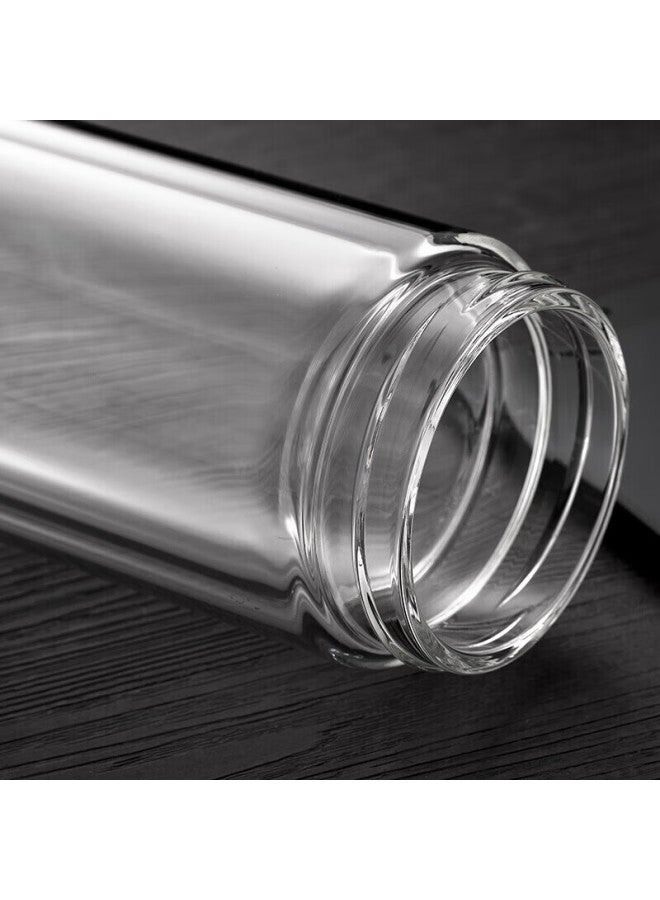 Tomimitsu Fuguang Double-layer Glass Cup For Men And Women, High Borosilicate Tea Infuser Mug With Tea Strainer, 500ml - Image 3