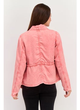 ONLY Women Wash Jacket Shirt, Red  - Image 2