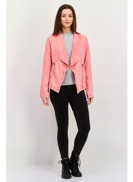 ONLY Women Wash Jacket Shirt, Red  - Image 3