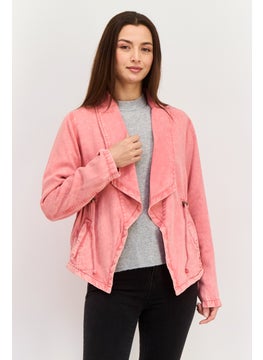 ONLY Women Wash Jacket Shirt, Red  - Image 1
