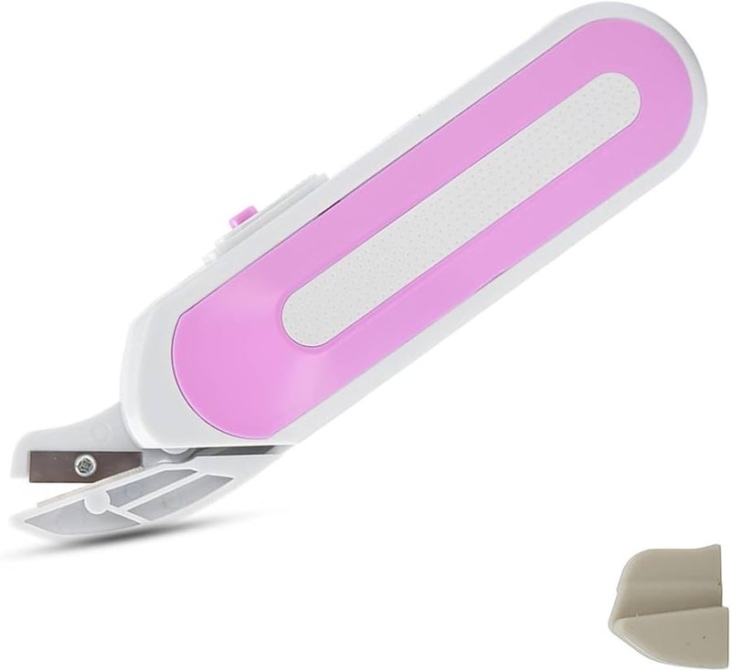 مقص كهربائي للقماش يعمل بالبطارية، مقص يدوي للقطع لخياطة السجاد والجلد - Image 2