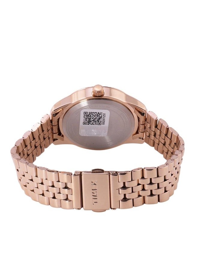 Timex Analog Rose Gold Dial Women's Watch-TWEL13105 - Image 4