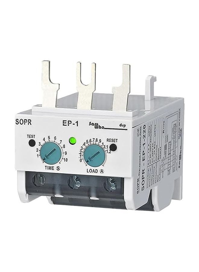 Electronic Overload Relay Motor Protector Thermal Relay 10 50A 90 260VAC - Image 1