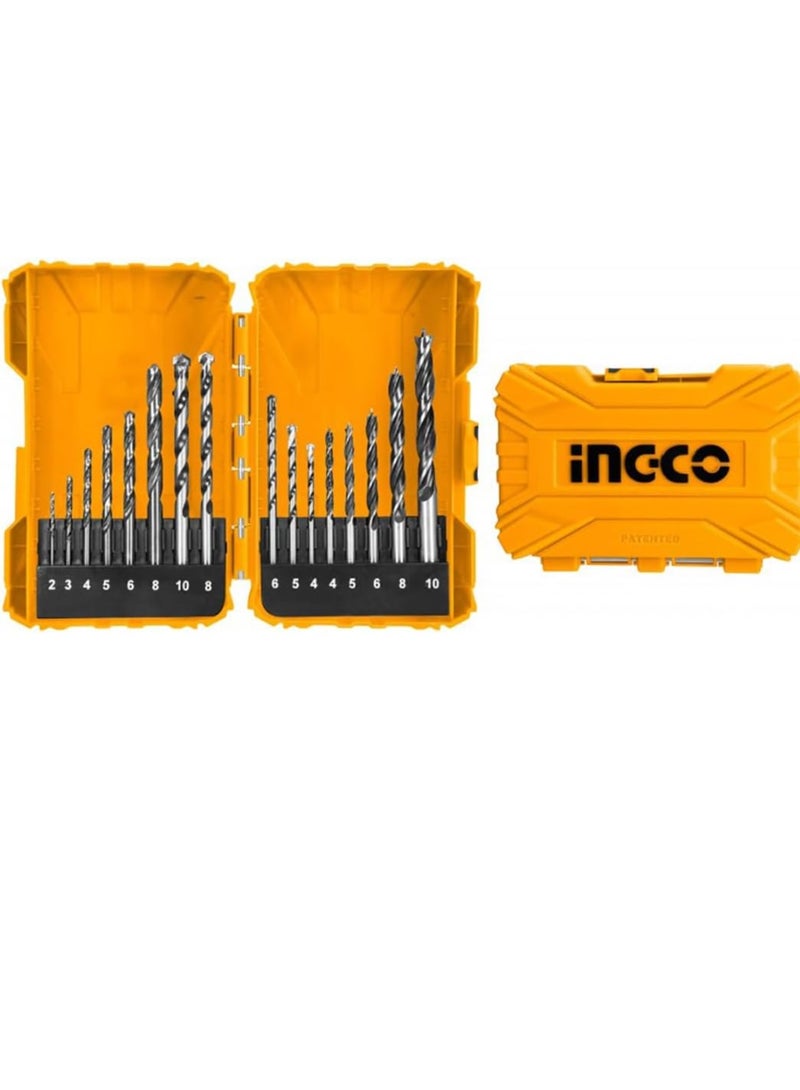 إنجكو مجموعة مثاقب للمعادن والخرسانة والخشب من INGCO، 16 قطعة – AKDL11601 - Image 3