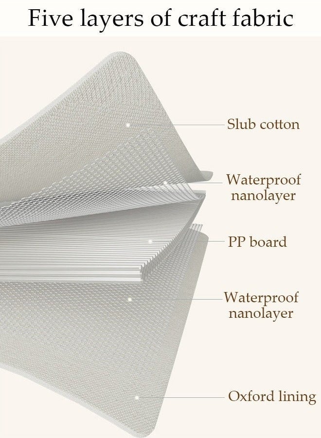 Bukela 3pcs Wardrobe Clothes Organizer Foldable Closet Storage Organizer for Clothes Jeans Washable Closet Storage Boxes with Carrying Handles Cube Storage Bin for Home Bedroom Office - Image 2