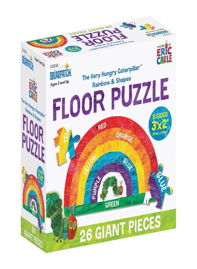Briarpatch, The Very Hungry Caterpillar 2-Sided Floor Puzzle, Based On Board Books by Eric Carle, Preschool Learning for Kids - Image 1
