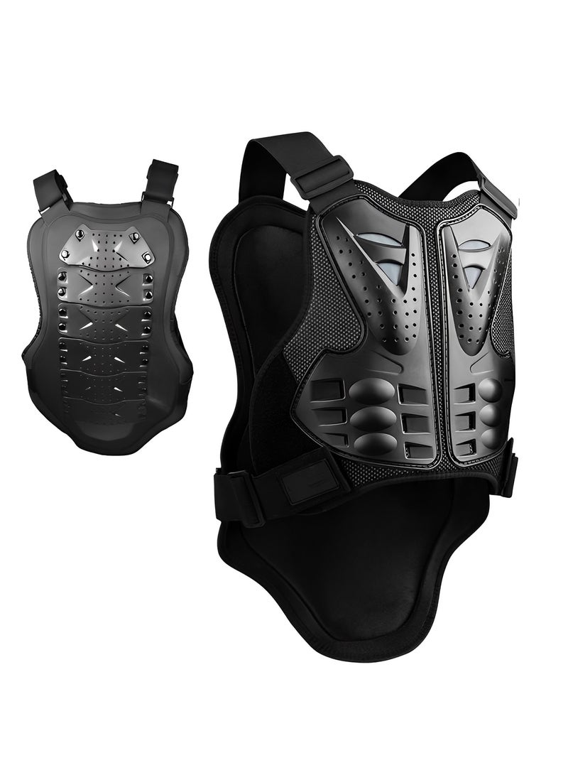 كيلا درع حماية سترة دراجة نارية، واقي ظهر صدر لركوب الدراجات النارية للبالغين، درع حماية للجسم لدراجات نارية للبالغين أثناء القيادة في الهواء الطلق - Image 1