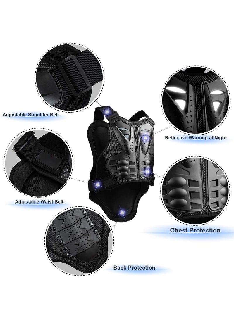 كيلا درع حماية سترة دراجة نارية، واقي ظهر صدر لركوب الدراجات النارية للبالغين، درع حماية للجسم لدراجات نارية للبالغين أثناء القيادة في الهواء الطلق - Image 2