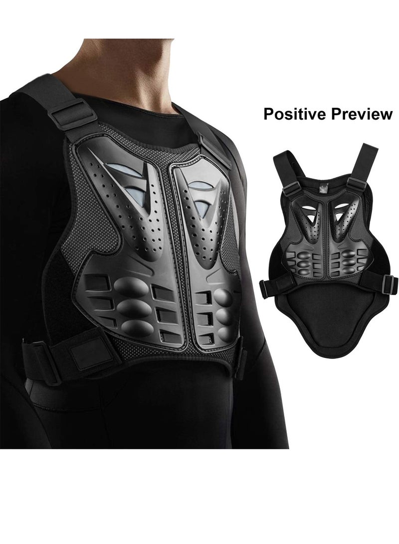 كيلا درع حماية سترة دراجة نارية، واقي ظهر صدر لركوب الدراجات النارية للبالغين، درع حماية للجسم لدراجات نارية للبالغين أثناء القيادة في الهواء الطلق - Image 3