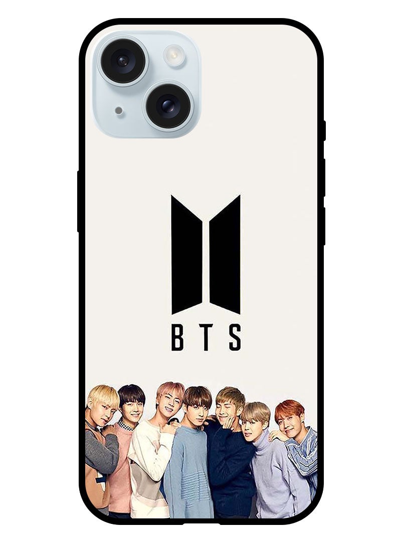 Theodor غطاء واقي مضاد للخدش ومقاوم للصدمات لجهاز iPhone 15 فرقة BTS - Image 1