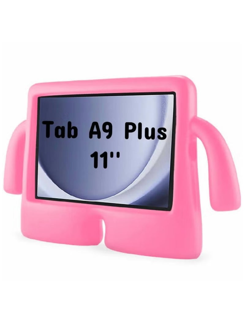 Generic - Cover for Samsung Galaxy Tab A9 Plus Cover Case 11 inch, Shockproof Rugged Protective Case for Kids Girls Boys, Tab A9 Plus/A9+ 5g 11 Inch 2023 SM-X210 SM-X215 SM-X216 SM-X218, Slim Stand Hard Back Shell Protective Cover Folio Case for Galaxy Tab A9 Plus 2023 (Light Pink) - Image 1