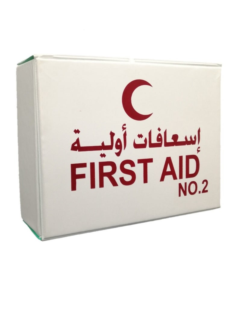 ماركة غير محددة - حقيبة اسعافات أولية مليئة بالمستلزمات التي يحتاجها الشخص للمساعدة في الجروح رقم 2 - Image 1
