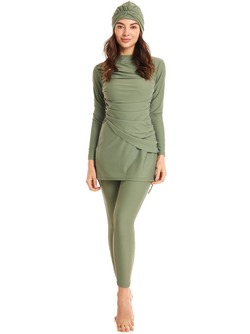 Muslim Swimwear Women'S Conservative Swimwear Printed Women'S Beach Swimwear Burkini - Image 5