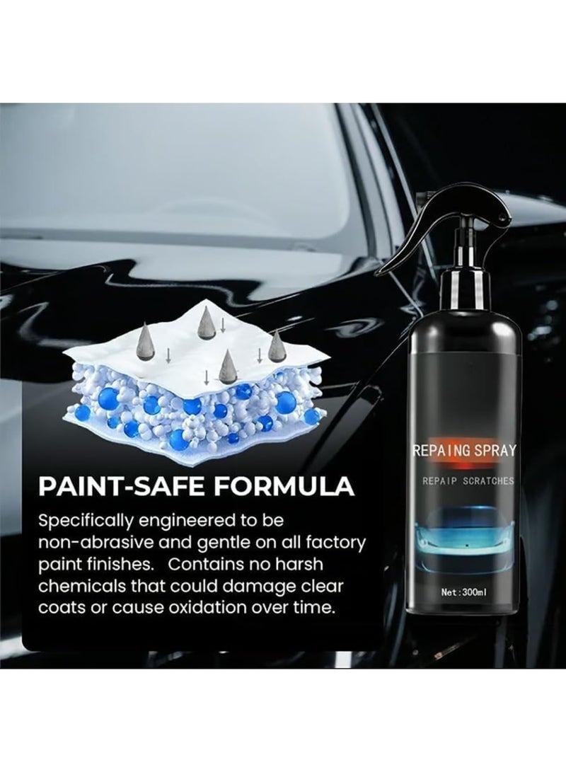 SYOSI 3-in-1 High Protection Quick Coating Spray – Car Hydrophobic Wax Polish & Cleaner for RV, Boat, Motorcycle, and More (2025 Latest Formula, 1pcs) - Image 2