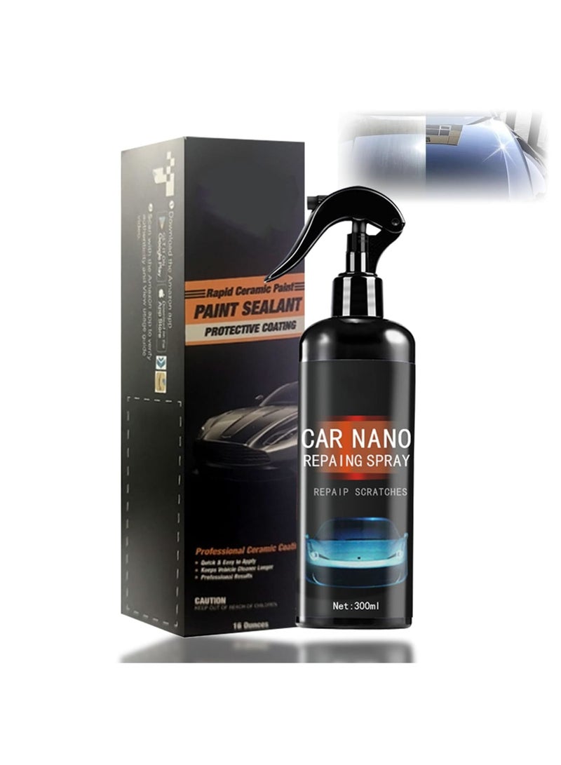 SYOSI 3-in-1 High Protection Quick Coating Spray – Car Hydrophobic Wax Polish & Cleaner for RV, Boat, Motorcycle, and More (2025 Latest Formula, 1pcs) - Image 1