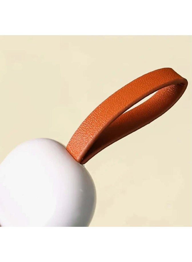 2-Pack Portable Pill Box, Pull-Out Design Leather Pull Cord, Household Portable Small Pill Box One Day Sub-Package Pill Box Elderly Carry With Sub-Pill Box Mini Pill Sub-Package Box, Beige  Grey - Image 5