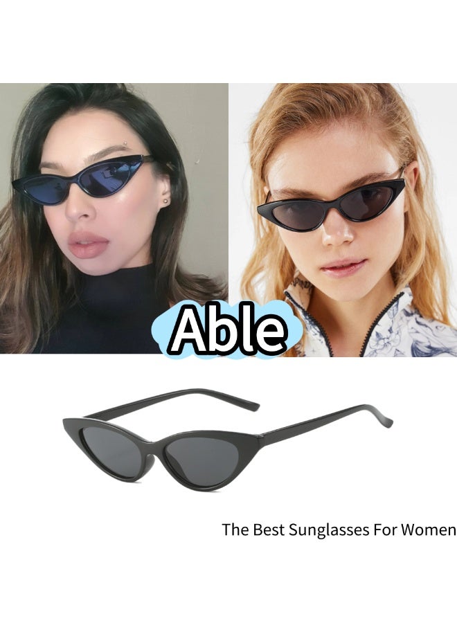 ABLE 【2025New Glasse】Women's Polar Sunglasses with Polar Lenses - UV400 UV Protection, High Accuracy and Anti-Radiation, Black Frame - Suitable for Fishing/Driving/Travel, Modern Accessory Enhancing Facial Features - Image 1