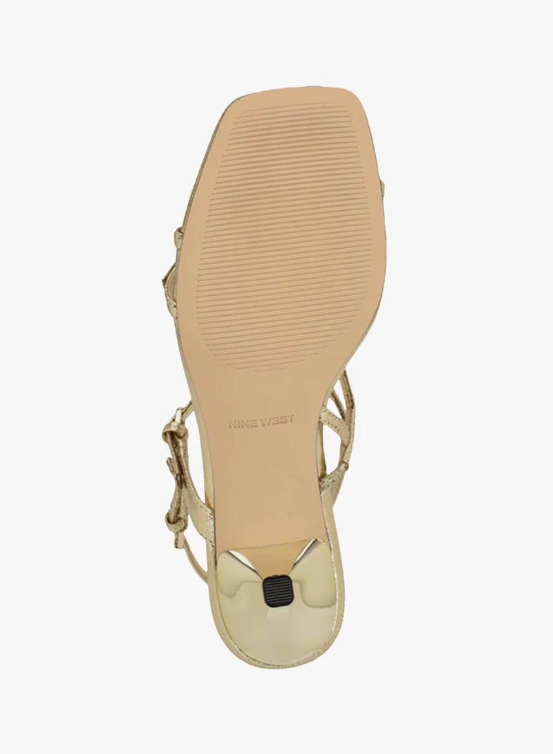 NINE WEST  Multi Strap Mid Heel Sandals for Women | Best Price UAE