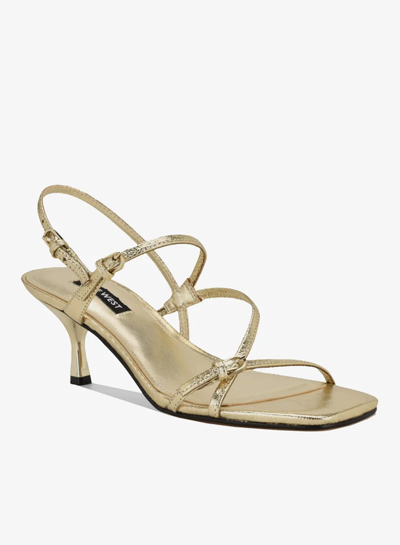 NINE WEST  Multi Strap Mid Heel Sandals for Women | Best Price UAE