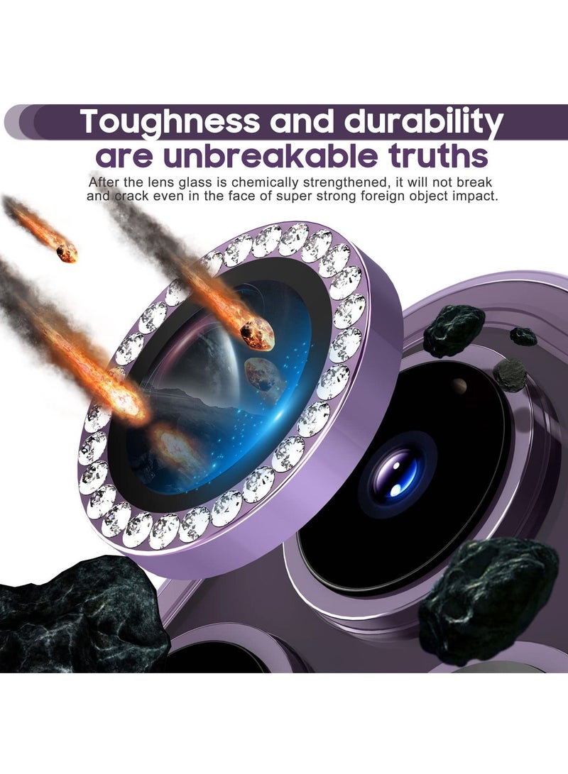 Y&D Camera Lens Protector for iPhone 14 Pro / Max, 9H Tempered Glass Cover Screen - Image 3