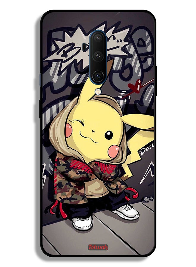 Tolwak OnePlus 7T Pro Protective Case Cover Pichku Art - Image 2