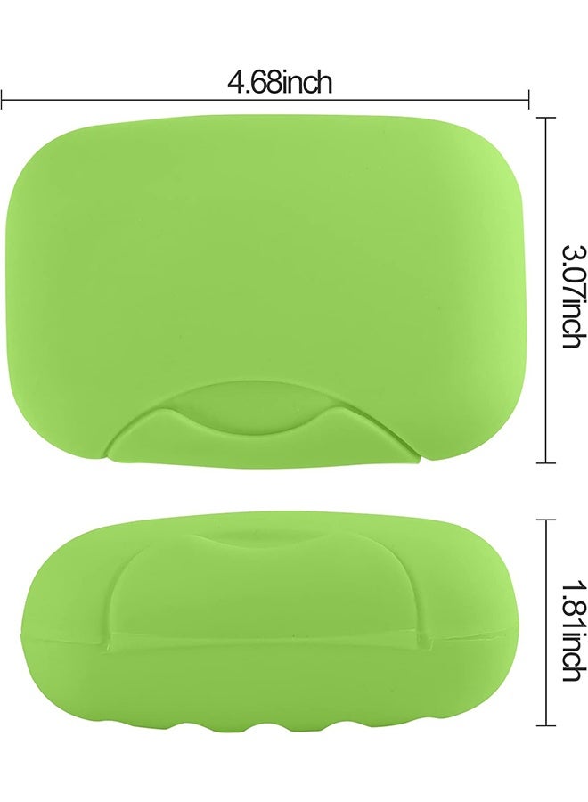 واي جيه حامل صابون مكون من 3 قطع، صندوق صابون، حاوية صابون للسفر للحمام أو التخييم أو الصالة الرياضية أو رحلة العمل - Image 2