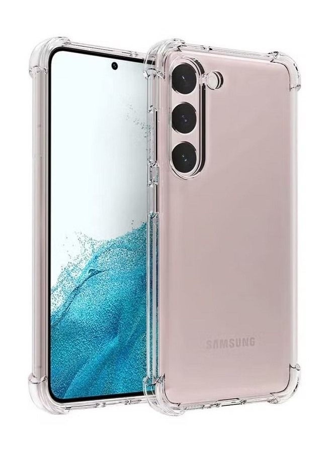Raxoom Samsung Galaxy S23 Clear Cover Case soft TPU Transparent Silicone Rubber Back Protective Case shock Absorbent Reinforced Corner for Samsung Galaxy S23 Clear - Image 1