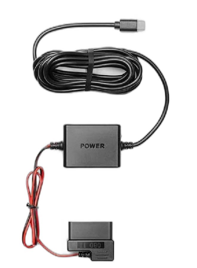 70mai Type-C Dash Cam Cable for Car Battery, 4 m, 12V-30V Input, 5V/2.4A Output, DIP Switches, Compatible with X200, 810 and 510 - Image 1
