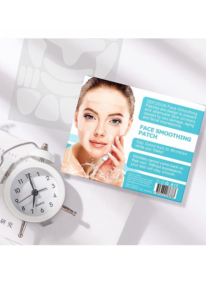Sefudun - 160 Pcs Face Wrinkle Patches, Forehead Wrinkle Patches, Face Tape for Wrinkles, To Reduce Fine Wrinkles,Anti Wrinkle Facial Patches Overnight To Smooth Eye, Mouth, Forehead Wrinkles - Image 1