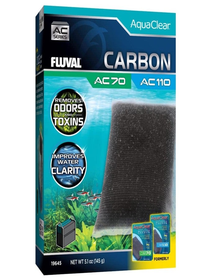 Fluval - Insert for AC70/AC110 Power Filter, 5.1 oz / 145 g - Improves Fish Health, Promotes Crystal Clear Water, for Use in Freshwater & Saltwater Aquariums - Image 1