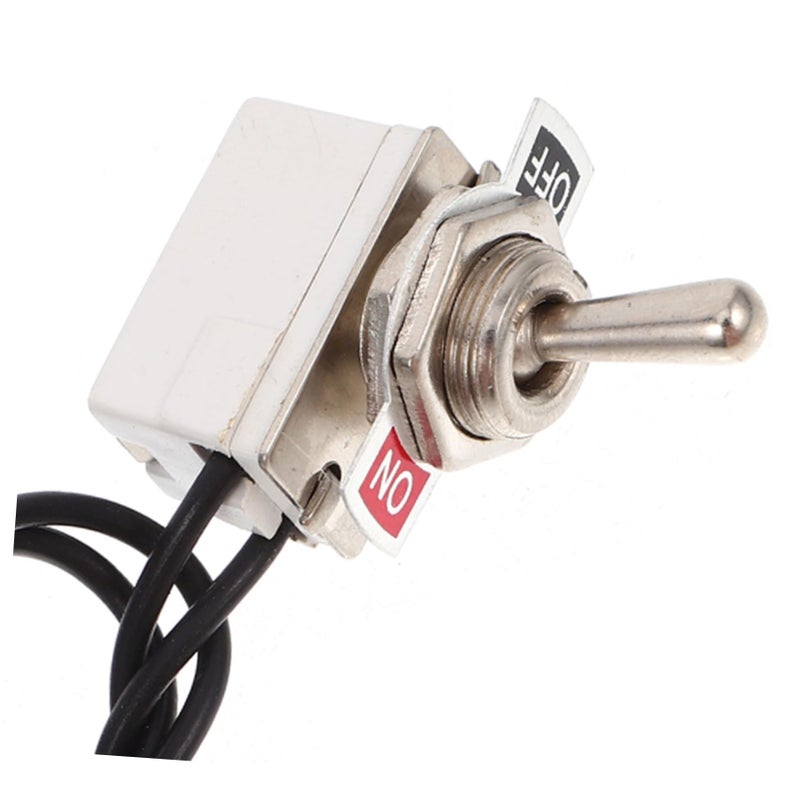Mini Toggle Rocker Switch SPST On Off Self Locking 6A 125V 5 Lead Wire Automotive Marine - Image 5