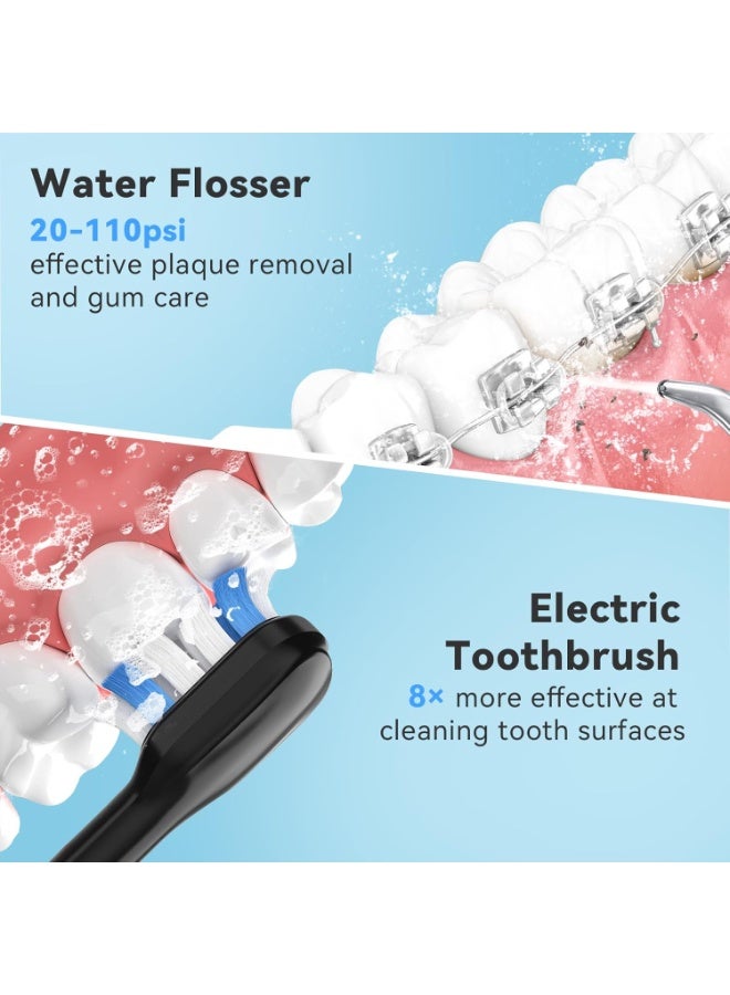 H2O H2 floss 2-in-1 Water Flosser and Electric Toothbrush Combo - Image 3