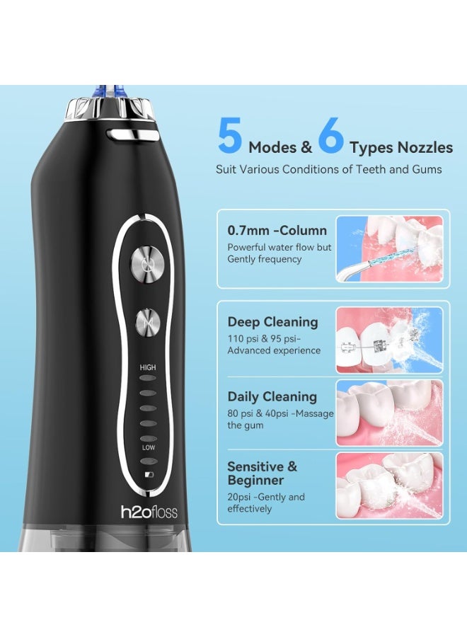H2O H2 floss 2-in-1 Water Flosser and Electric Toothbrush Combo - Image 4