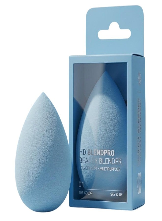 Beauty Blender Makeup Sponge for Foundation, Concealer, BB Cream & Powder Makeup | Soft Latex-Free Makeup Blender Sponge | Wet & Dry Use | Flawless Finish | Random Color As Per Availability | 1 Pc - Image 1