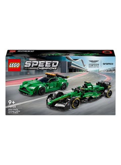 LEGO Speed Champions Aston Martin Safety Car & Amr23 Toys, 2 Model Vehicles Playset, Building Set For Kids With 2 Minifigures, Gift For Boys And Girls (564 Pieces) 76925  - Image 2