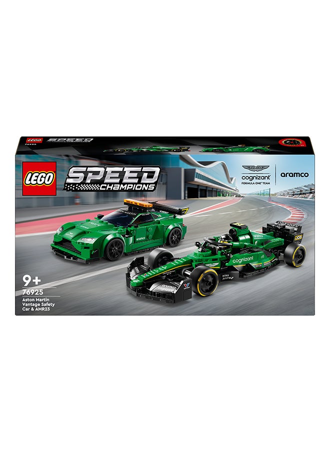LEGO - Speed Champions Aston Martin Safety Car & Amr23 Toys, 2 Model Vehicles Playset, Building Set For Kids With 2 Minifigures, Gift For Boys And Girls (564 Pieces) 76925 - Image 1