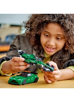 LEGO Speed Champions Aston Martin Safety Car & Amr23 Toys, 2 Model Vehicles Playset, Building Set For Kids With 2 Minifigures, Gift For Boys And Girls (564 Pieces) 76925  - Image 3