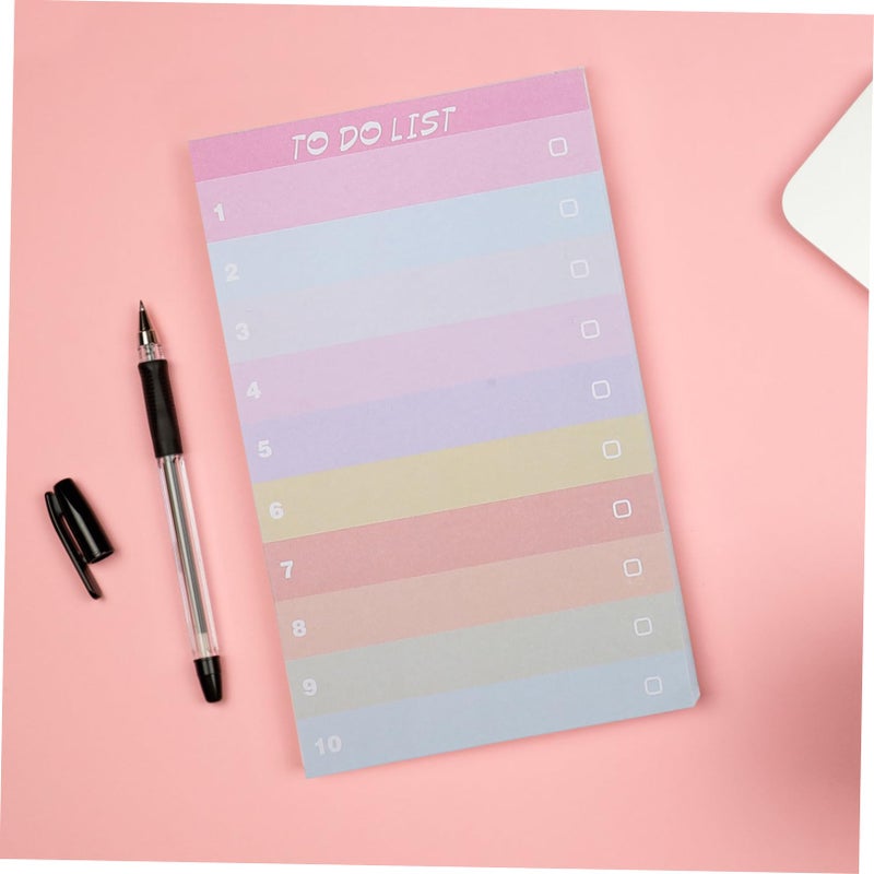 6 Colorful Self Adhesive Memo Pads Set for Planning Organization Students Office - Image 4