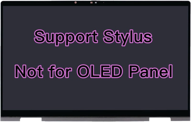 FirstLCD (Support Stylus) Replacement for HP Envy X360 15-FH 15Z-FH 15-FH0013DX 15-FH0023DX 15-FH0007CA 15-FH0000 15Z-FH000 15-FH0XXX 15-FH1XXX 15Z-FH0XXX 15-FH0000CA N48155-001 LCD Screen Touch 15.6” - Image 1