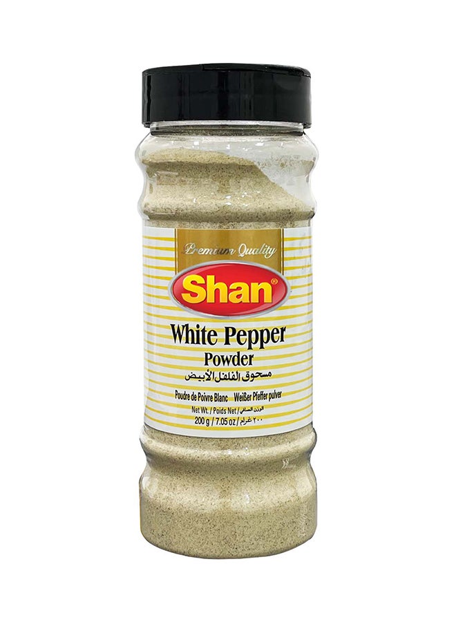 Shan White Pepper Powder 200gm - Bottle - Image 1