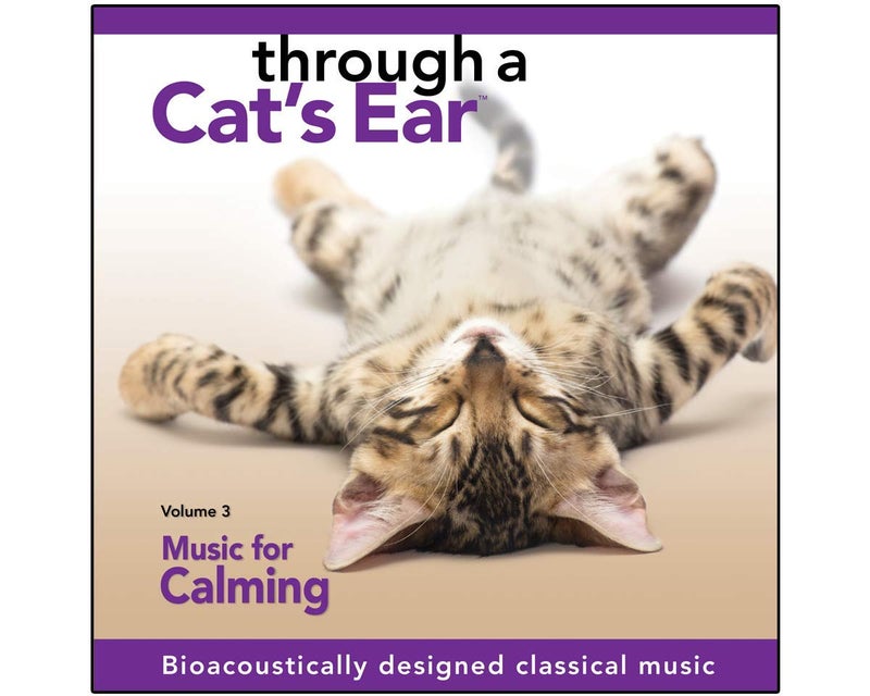 iCalmCat iCalmPet | Through a Cat's Ear: Music for Calming | 3-CD Box Set | 3-hrs |Simplified Classical Music lessens Feline Anxiety and enhances Environmental Enrichment - Image 4