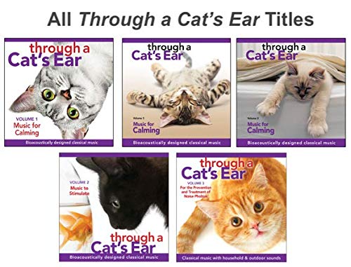 iCalmCat iCalmPet | Through a Cat's Ear: Music for Calming | 3-CD Box Set | 3-hrs |Simplified Classical Music lessens Feline Anxiety and enhances Environmental Enrichment - Image 5