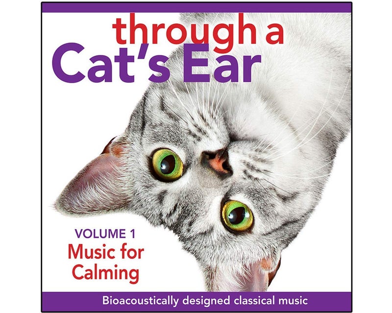 iCalmCat iCalmPet | Through a Cat's Ear: Music for Calming | 3-CD Box Set | 3-hrs |Simplified Classical Music lessens Feline Anxiety and enhances Environmental Enrichment - Image 2