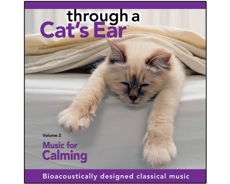 iCalmCat iCalmPet | Through a Cat's Ear: Music for Calming | 3-CD Box Set | 3-hrs |Simplified Classical Music lessens Feline Anxiety and enhances Environmental Enrichment - Image 3
