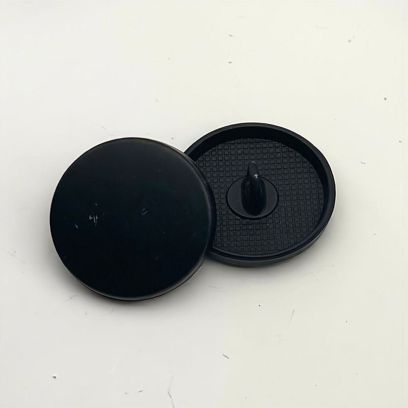 Gunmetal Flat Metal Buttons 28mm Heavy Duty Abrasion Resistant Wash Durable Coats - Image 3