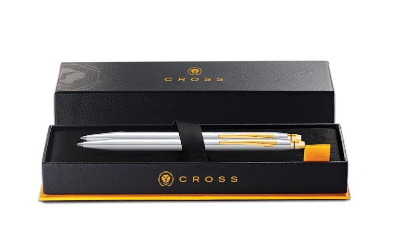 Cross Click™ Medalist® Chrome with Gold-tone Appointments Ballpoint Pen - Image 4