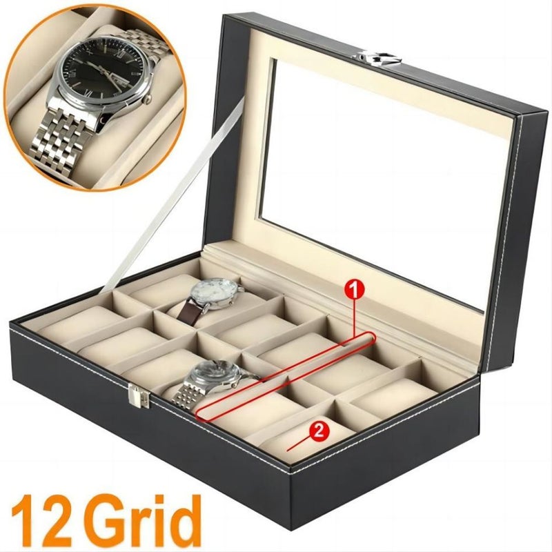Box with window for 12 watches - Image 2