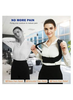 Y&D Posture Corrector for Women and Men, Adjustable Upper Back Brace, Breathable Support straightener, Providing Pain Relief from Lumbar, Neck, Shoulder, Clavicle, (L/XL（38""-44""))  - Image 3